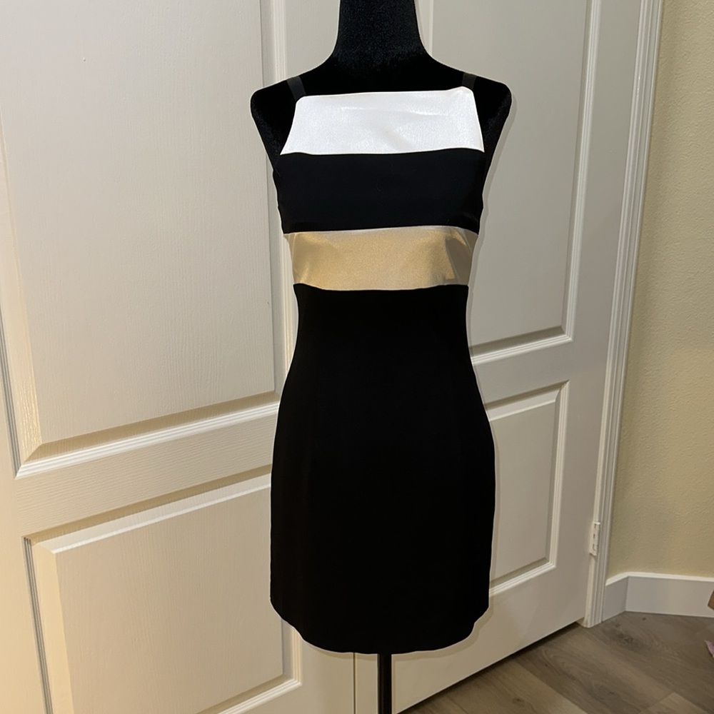 Black & White Dave & Johnny size 4 dress